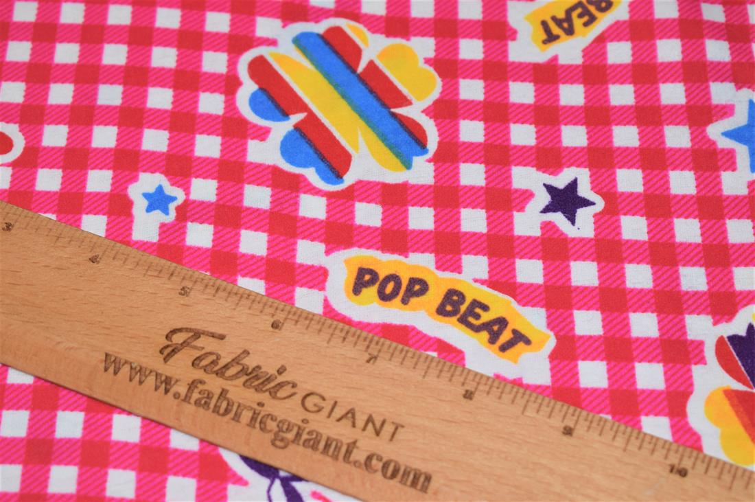 Pink Strawberyy/Apple Printed Soft Brushed Flannel Winceyette 100%…