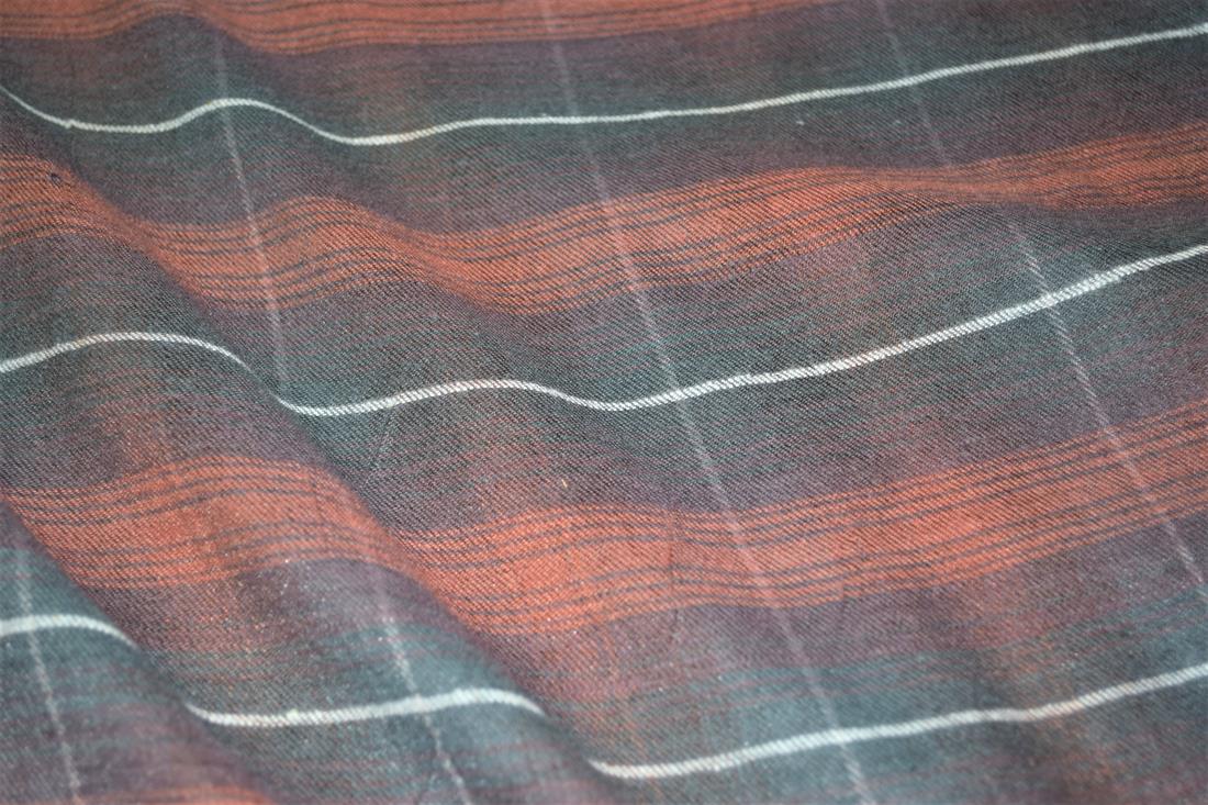 Brown & Black Printed Tartan 100% Brushed Flannel Cotton Fabric