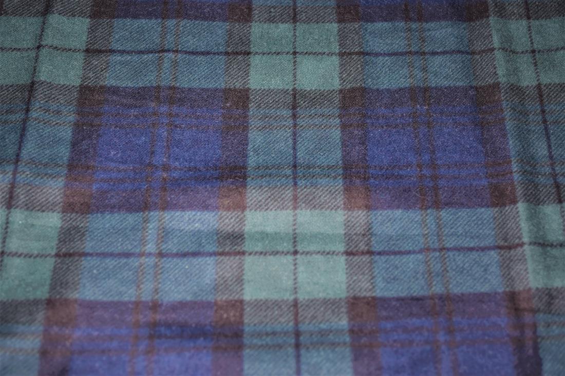 Navy & Green Tartan Printed Soft Brushed Flannel Winceyette 100%…