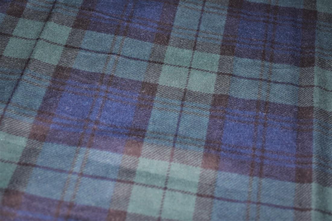 Navy & Green Tartan Printed Soft Brushed Flannel Winceyette 100%…
