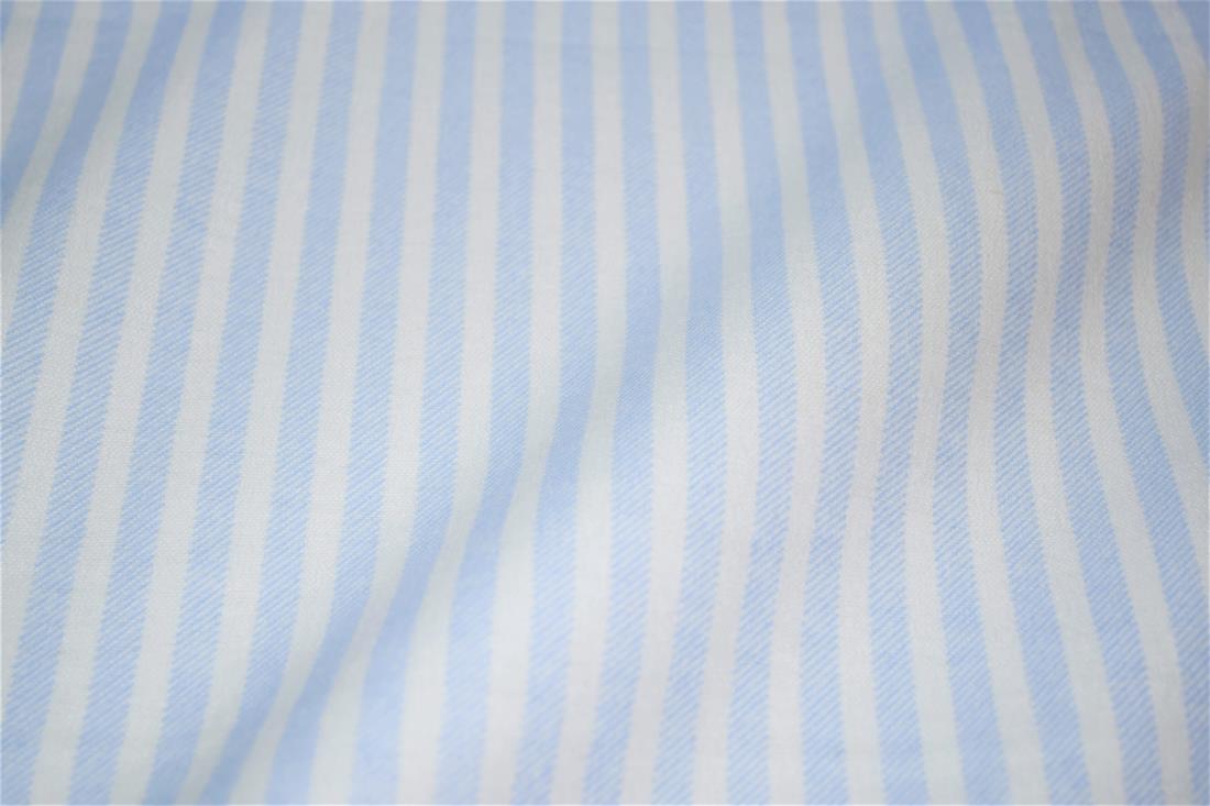 Light Blue Printed 100% Brushed Cotton Fabric