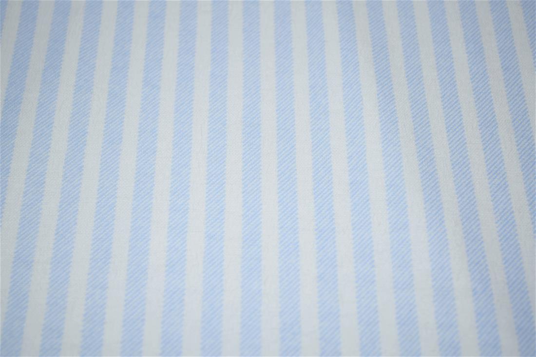 Light Blue Printed 100% Brushed Cotton Fabric