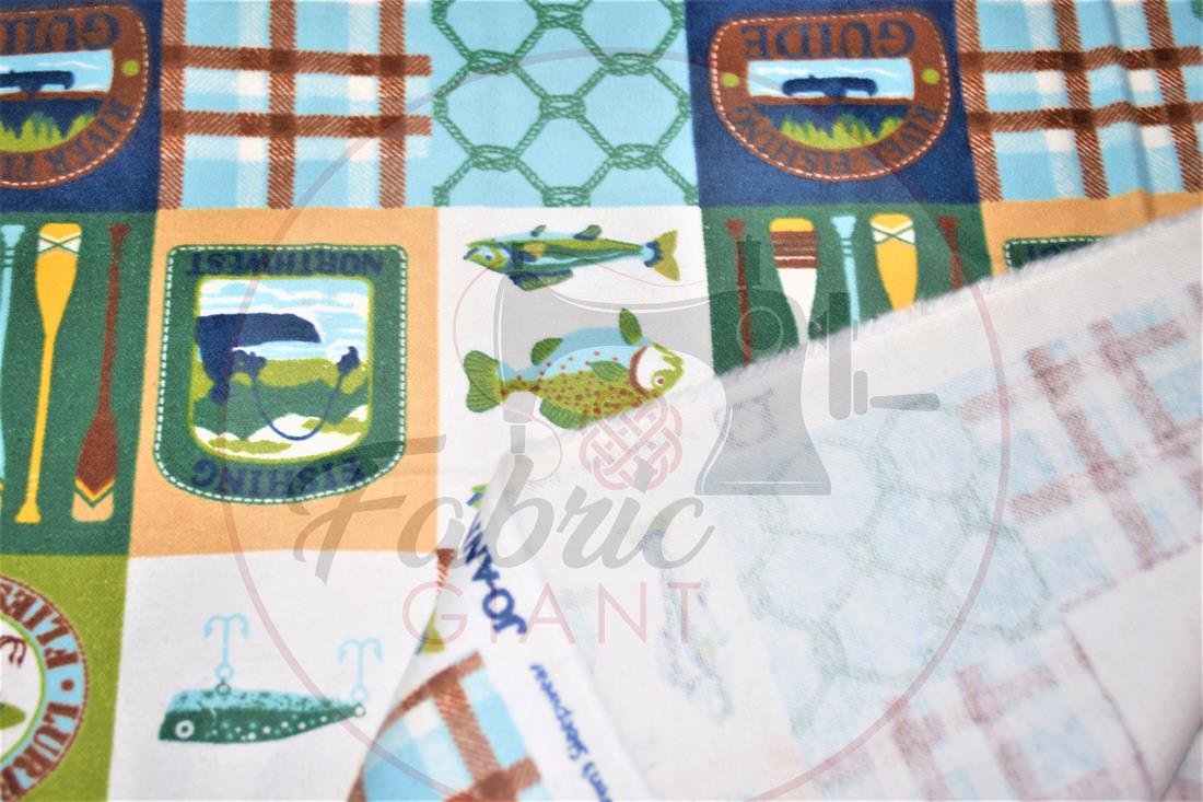 Brushed Cotton Printed Fabric