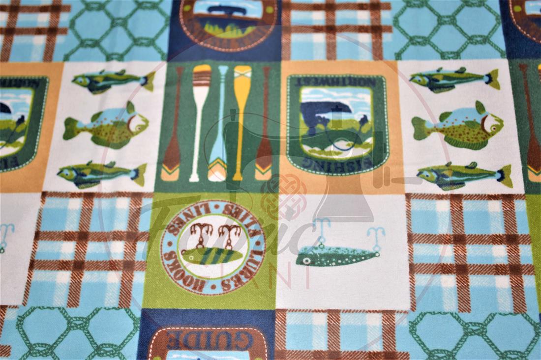 Brushed Cotton Printed Fabric