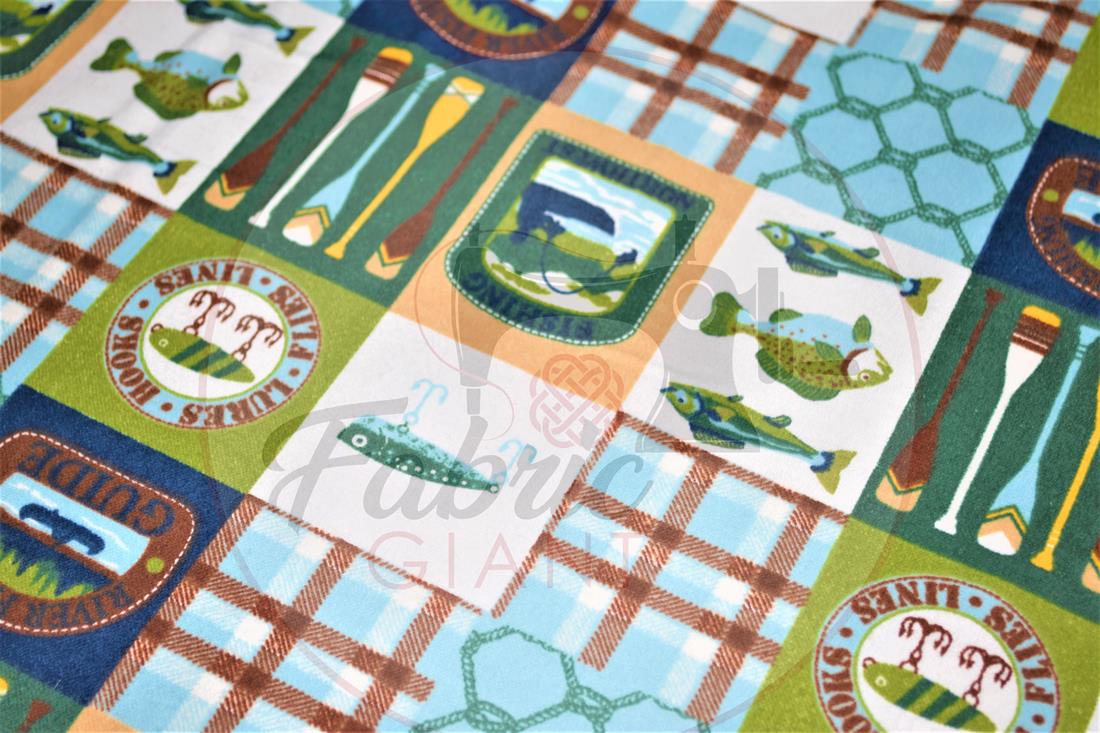 Brushed Cotton Printed Fabric