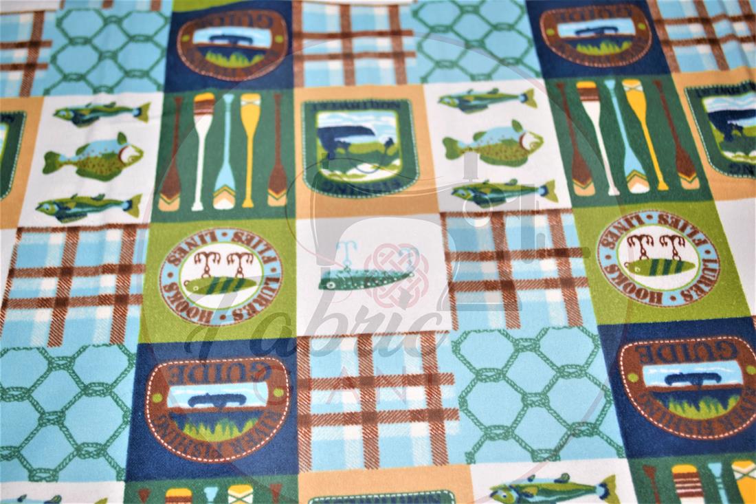 Brushed Cotton Printed Fabric