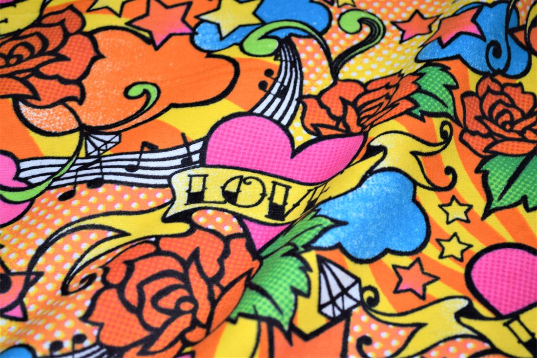 Brushed Cotton Printed Fabric