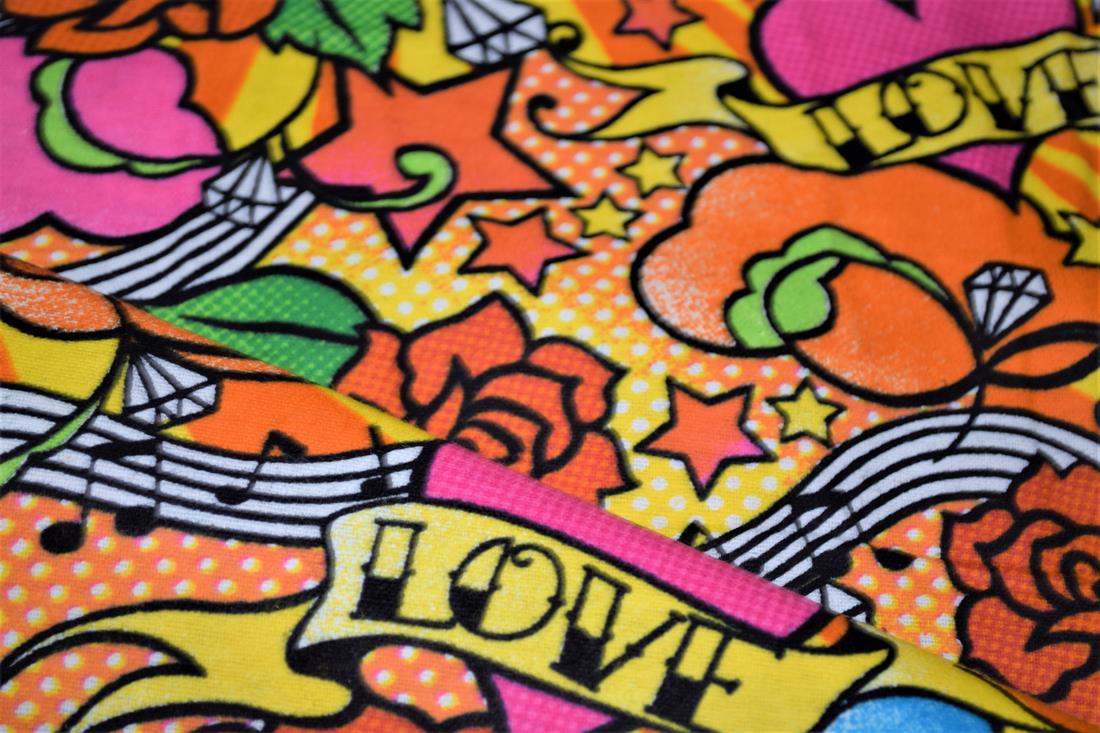 Brushed Cotton Printed Fabric