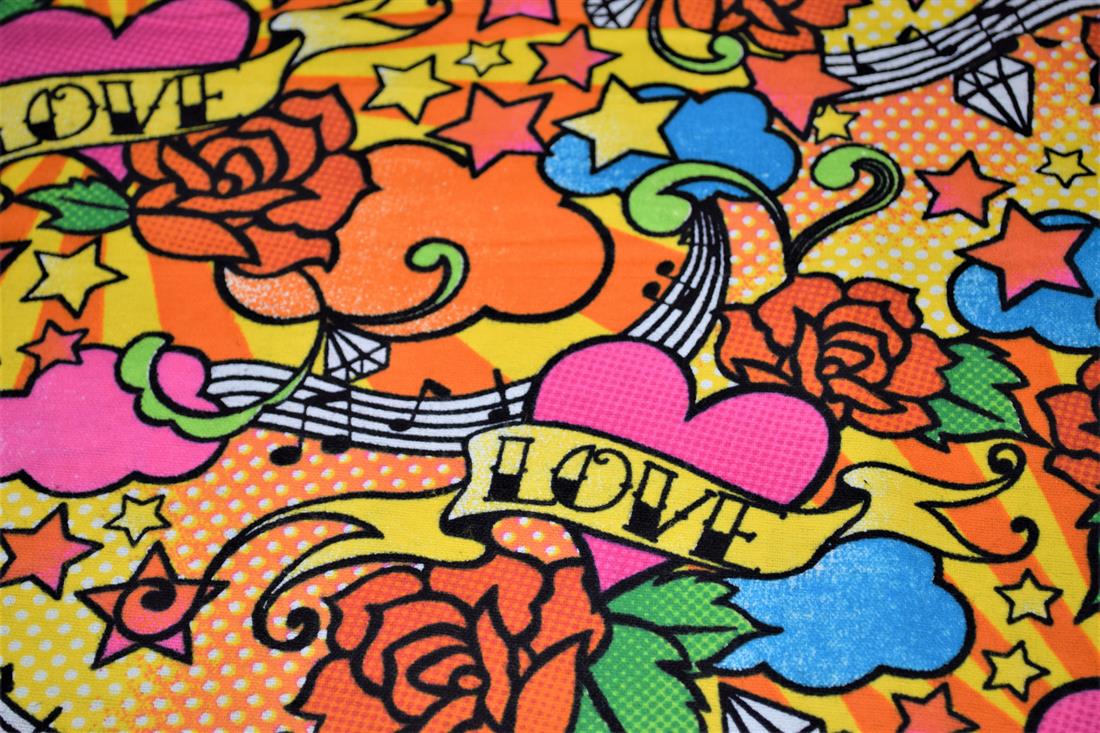 Brushed Cotton Printed Fabric