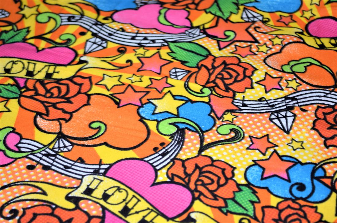 Brushed Cotton Printed Fabric