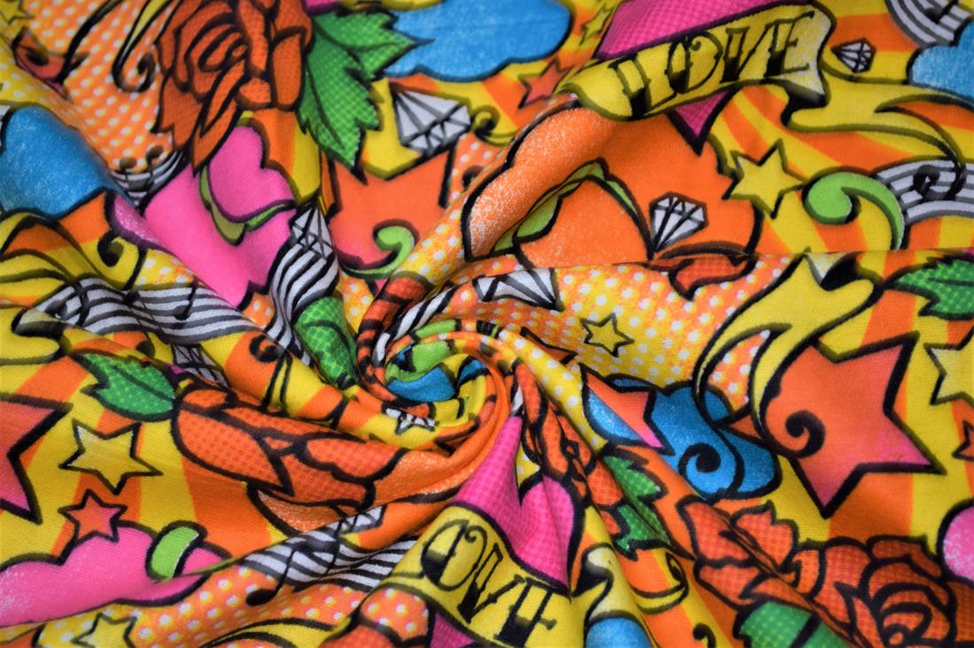 Brushed Cotton Printed Fabric