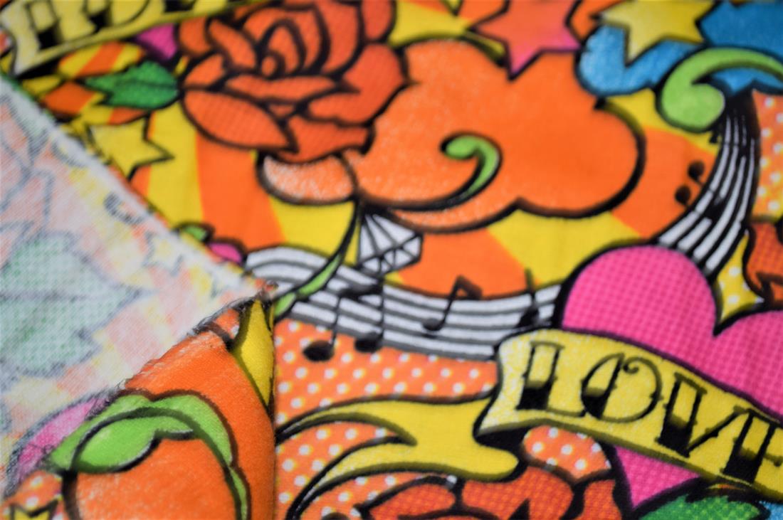 Brushed Cotton Printed Fabric