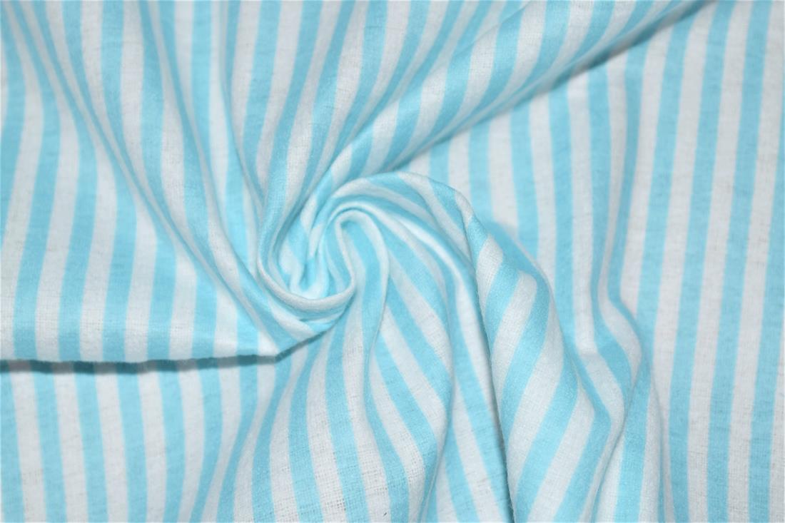 Stripes Winceyette Polycotton Is a Mix of Polyester and Cotton with a…