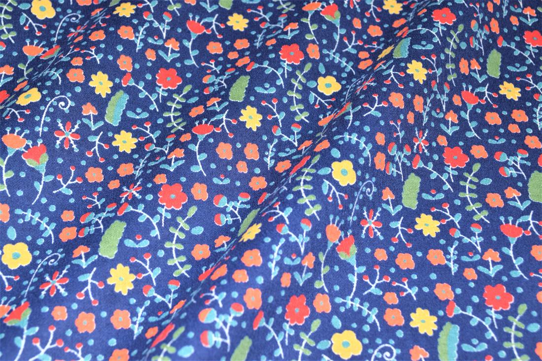 Floral Winceyette Flor-all the Times Printed Brushed Cotton Fabric