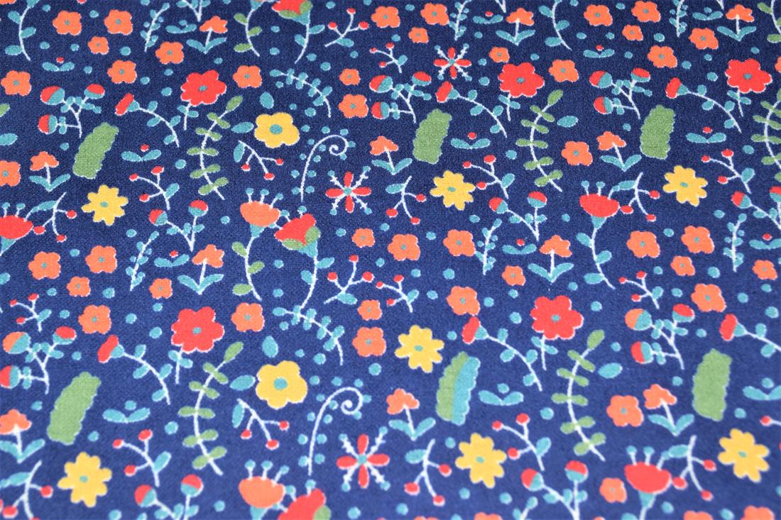 Floral Winceyette Flor-all the Times Printed Brushed Cotton Fabric