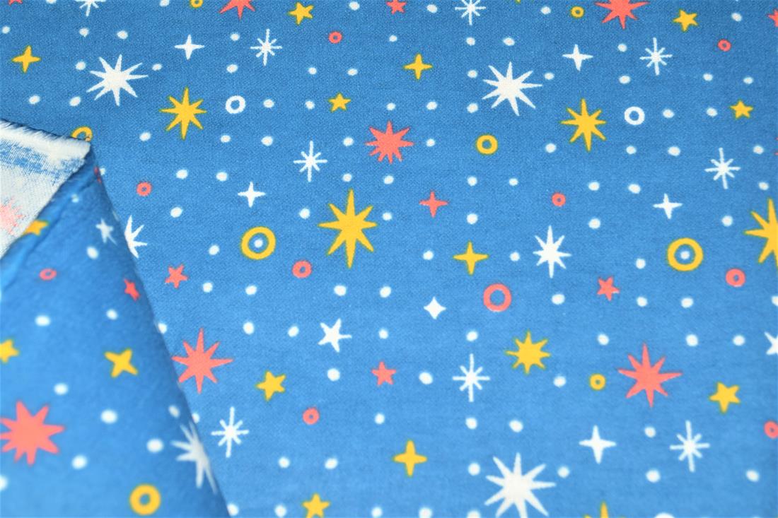Star Sparkle Winceyette Shine and Dandy! Fabric