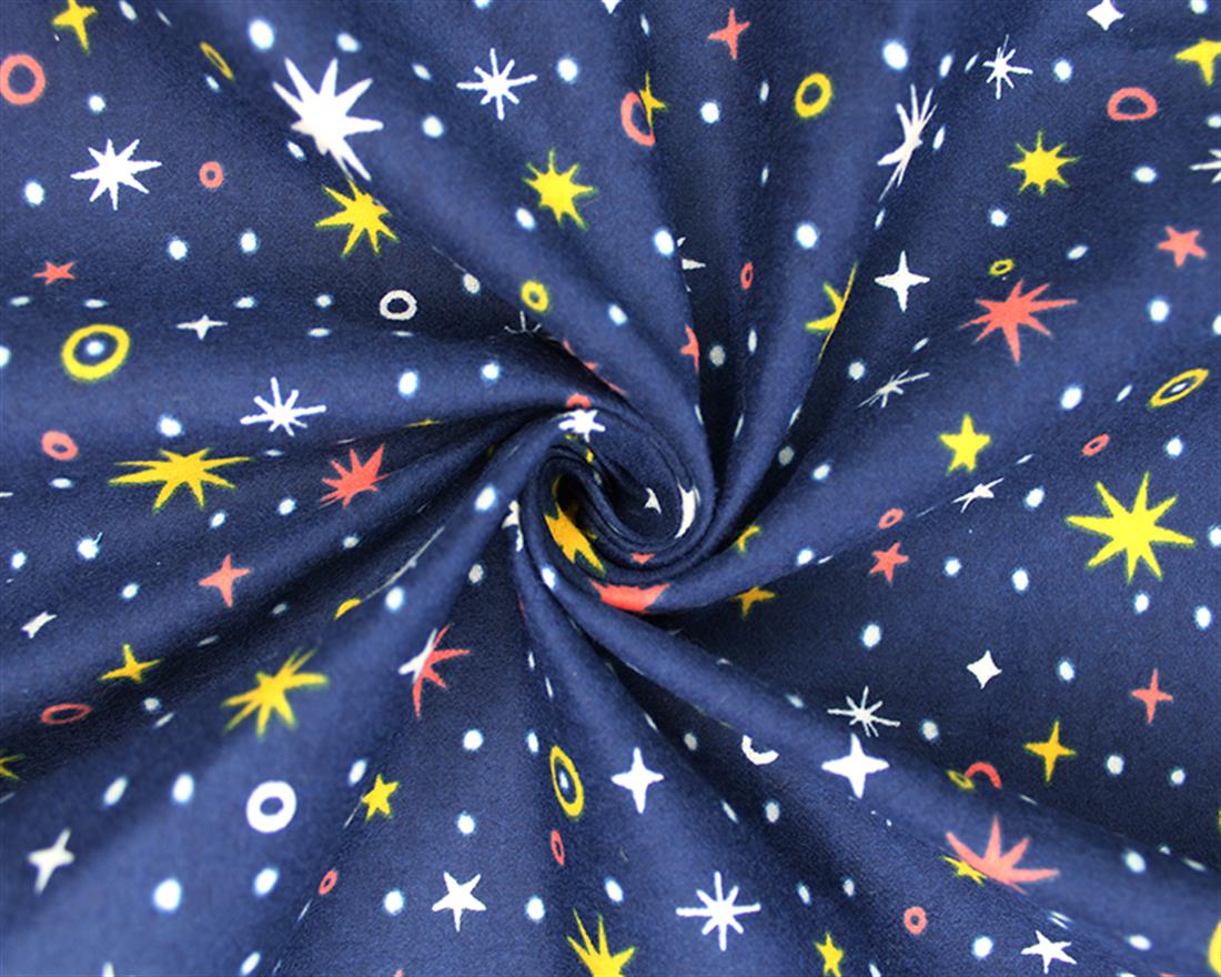 Star Sparkle Winceyette Shine and Dandy! Fabric