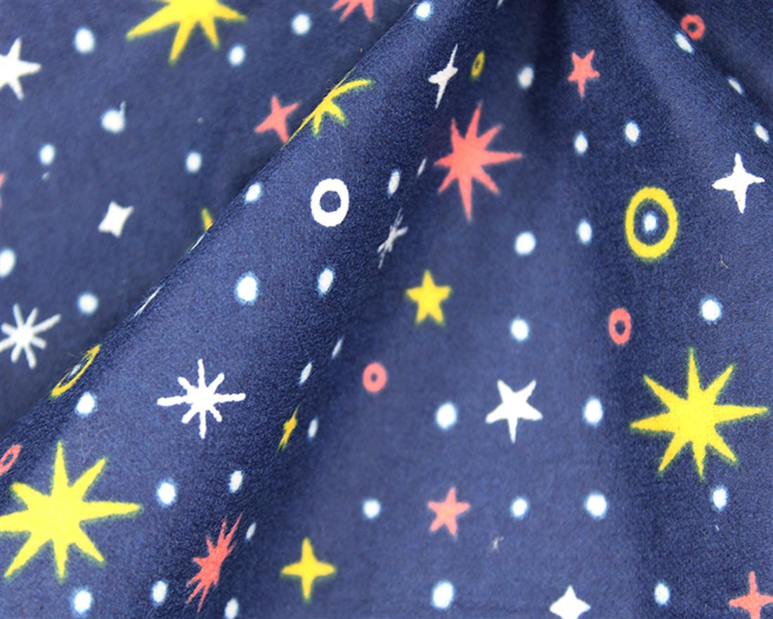 Star Sparkle Winceyette Shine and Dandy! Fabric