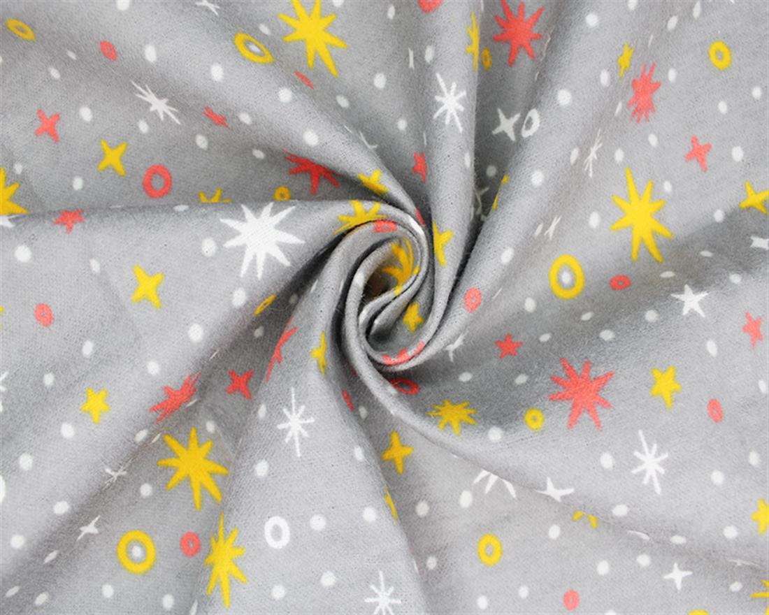 Star Sparkle Winceyette Shine and Dandy! Fabric