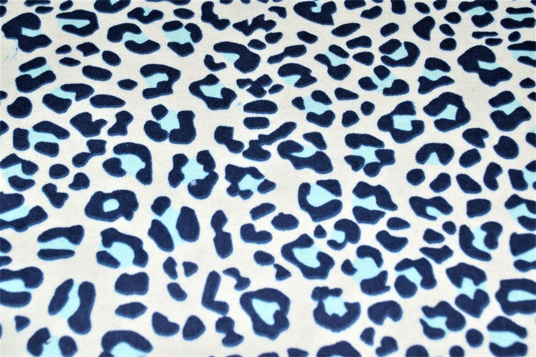 Leopard Polycotton Winceyette Is a Flannelette Fabric