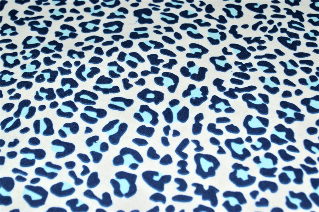 Leopard Polycotton Winceyette Is a Flannelette Fabric
