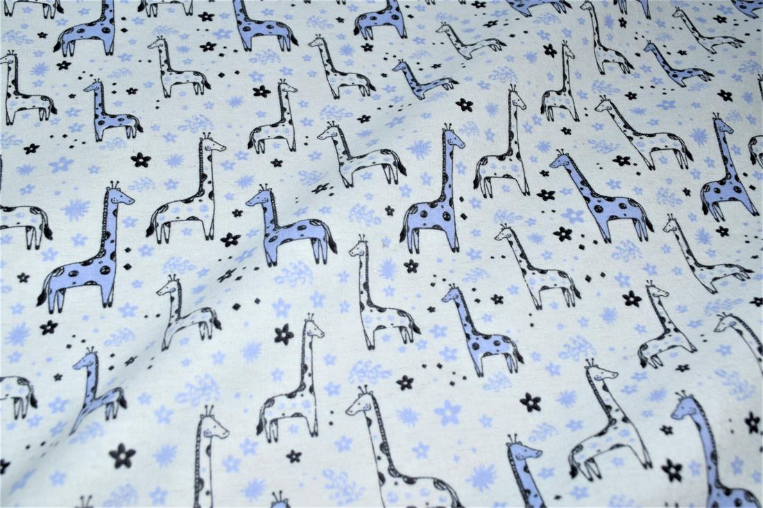 Giraffes Winceyette Fabric