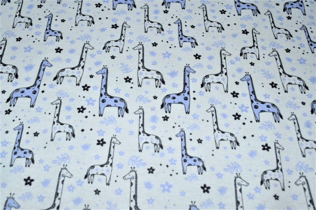 Giraffes Winceyette Fabric