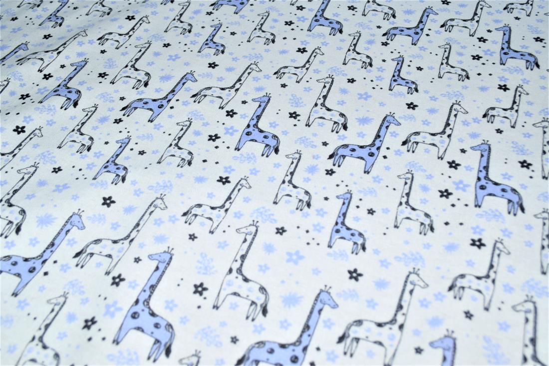 Giraffes Winceyette Fabric