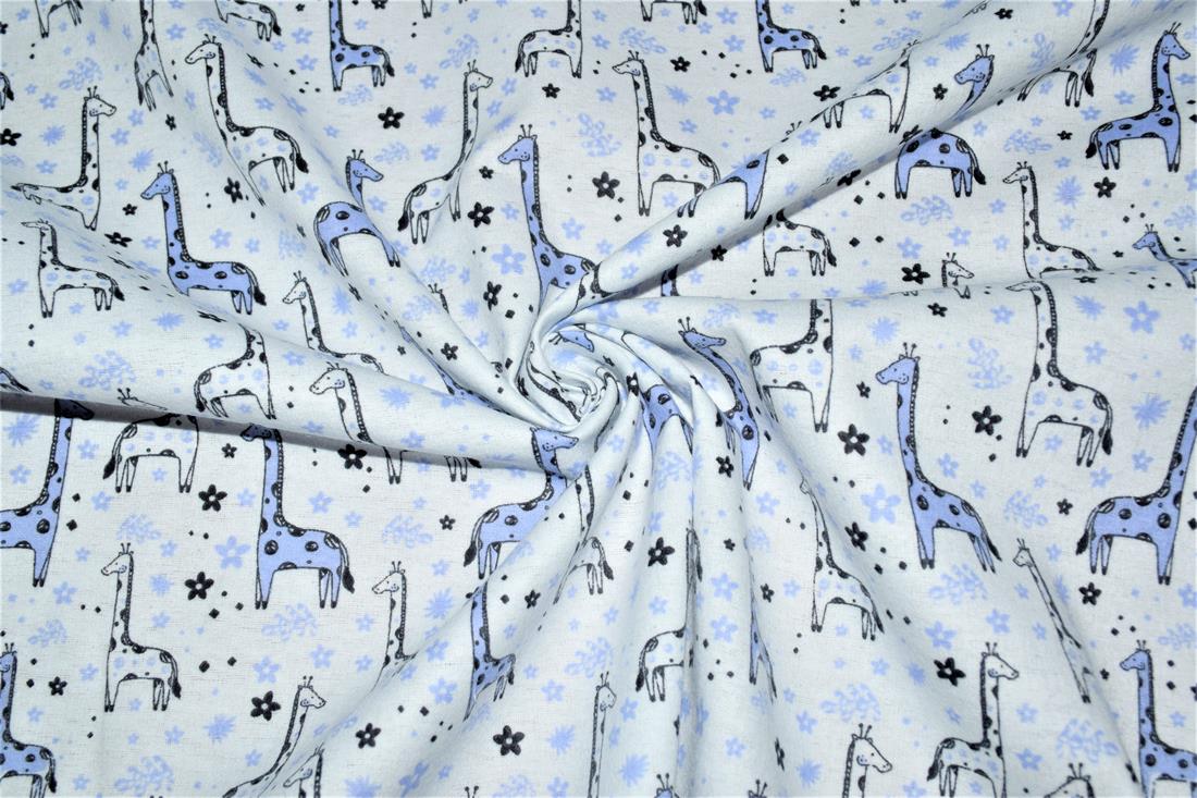 Giraffes Winceyette Fabric