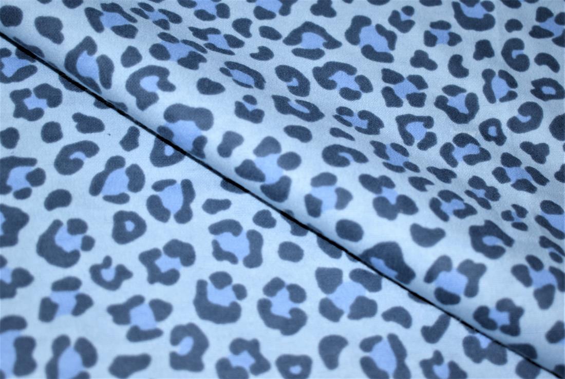 Light Blue Soft Brushed Flannel 100% Cotton Fabric, High Quality