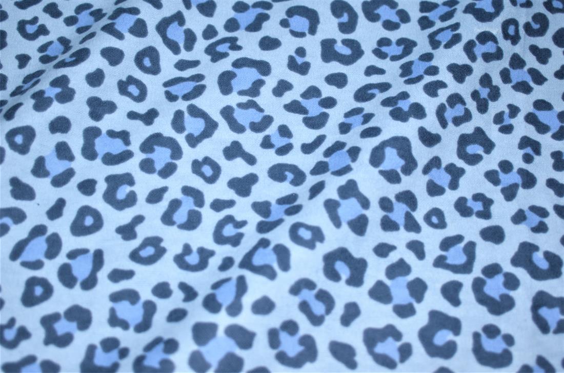 Light Blue Soft Brushed Flannel 100% Cotton Fabric, High Quality