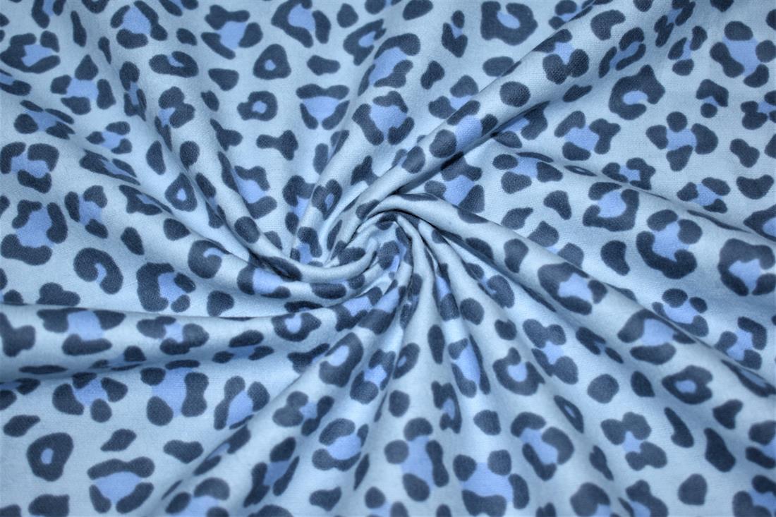 Light Blue Soft Brushed Flannel 100% Cotton Fabric, High Quality