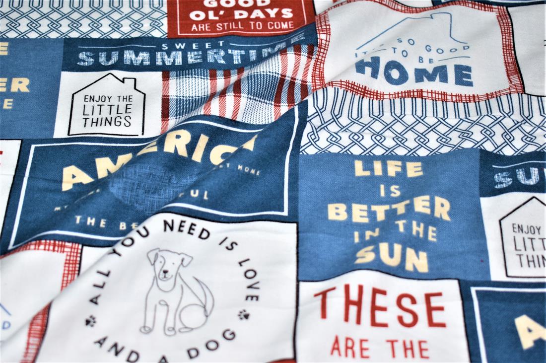 Printed Soft Brushed Flannel 100% Cotton Fabric