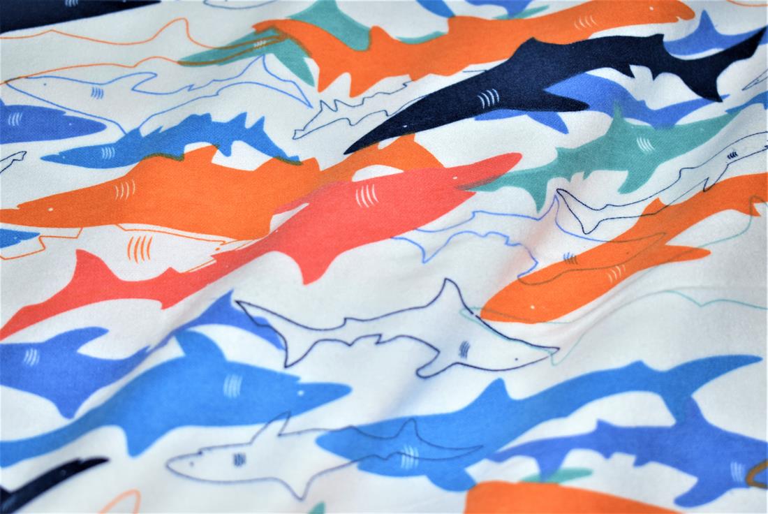 Brushed Cotton Printed Fabric