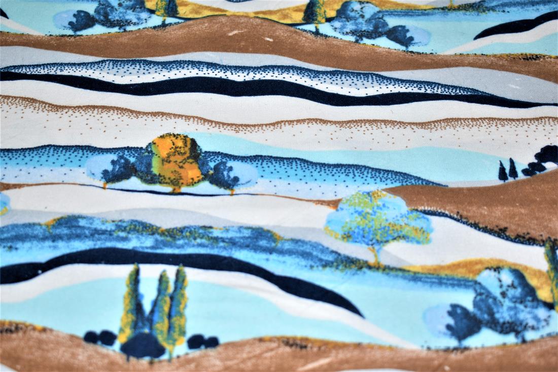 Hill Side Printed Soft Brushed Flannel Winceyette 100% Cotton Fabric