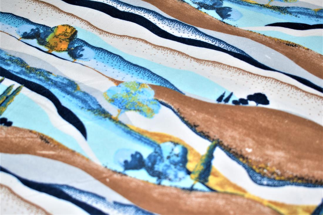 Hill Side Printed Soft Brushed Flannel Winceyette 100% Cotton Fabric