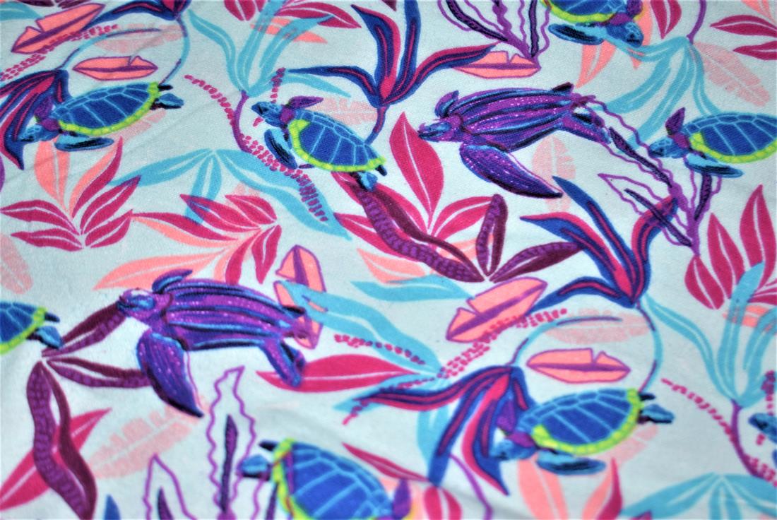 Brushed Flannel 100% Cotton Printed Fabric