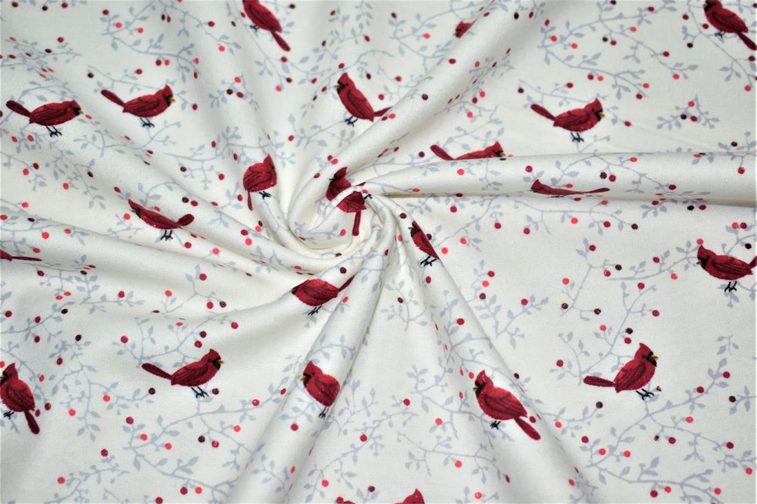 Ivory X-Max Flannel Winceyette Cotton