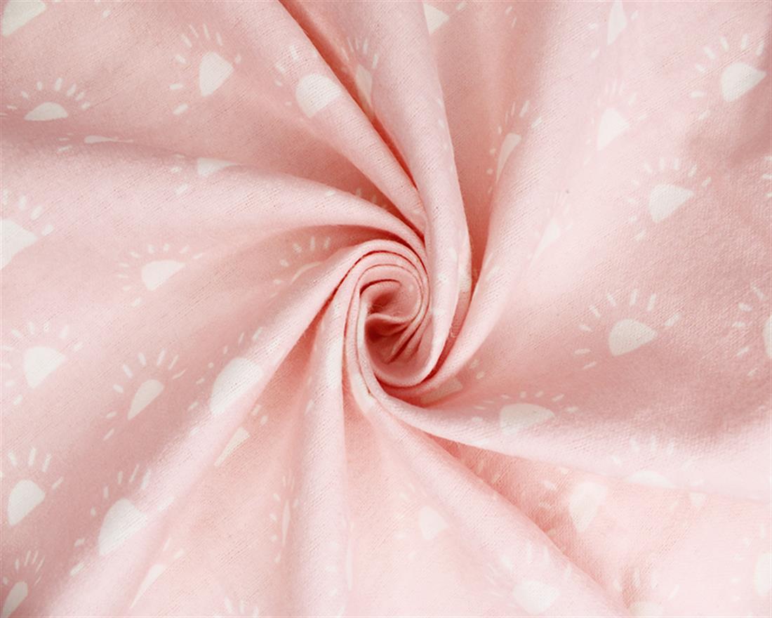 Doodle Sunset Winceyette Polycotton Is a Mix of Polyester and Cotton…