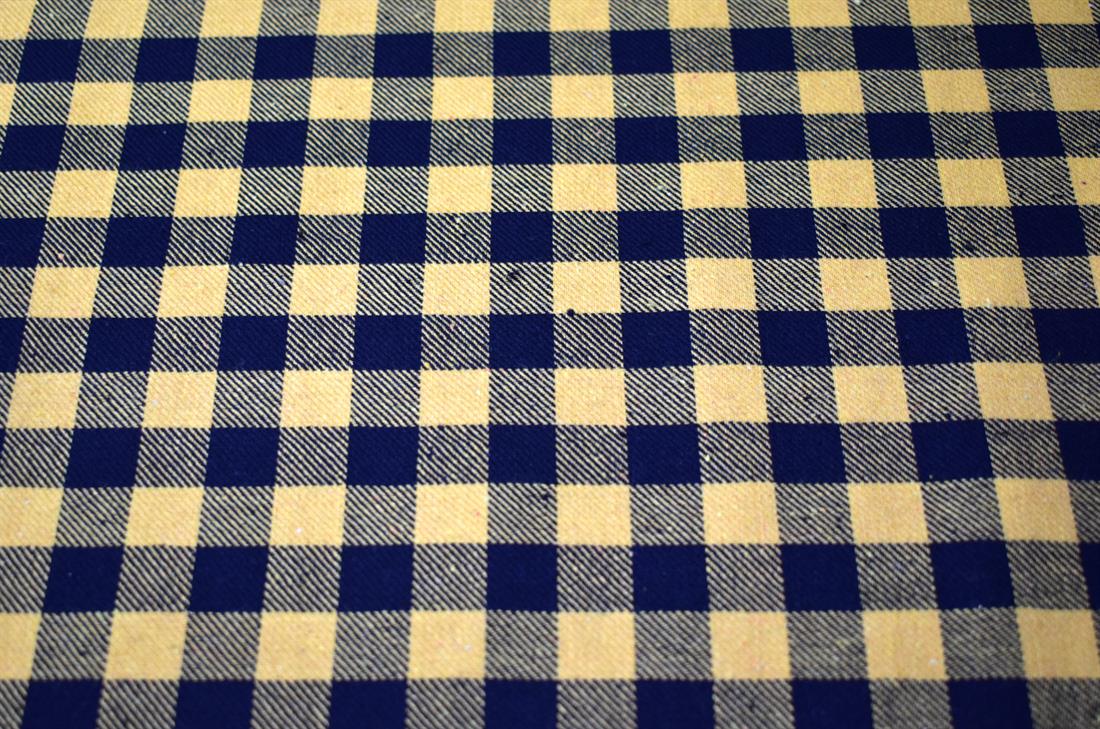 Black & Yellow Tartan Printed Soft Brushed Flannel Winceyette 100%…
