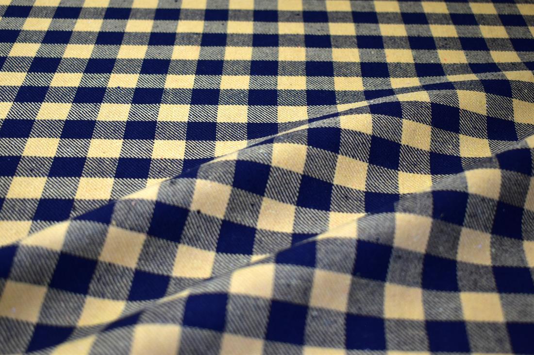 Black & Yellow Tartan Printed Soft Brushed Flannel Winceyette 100%…