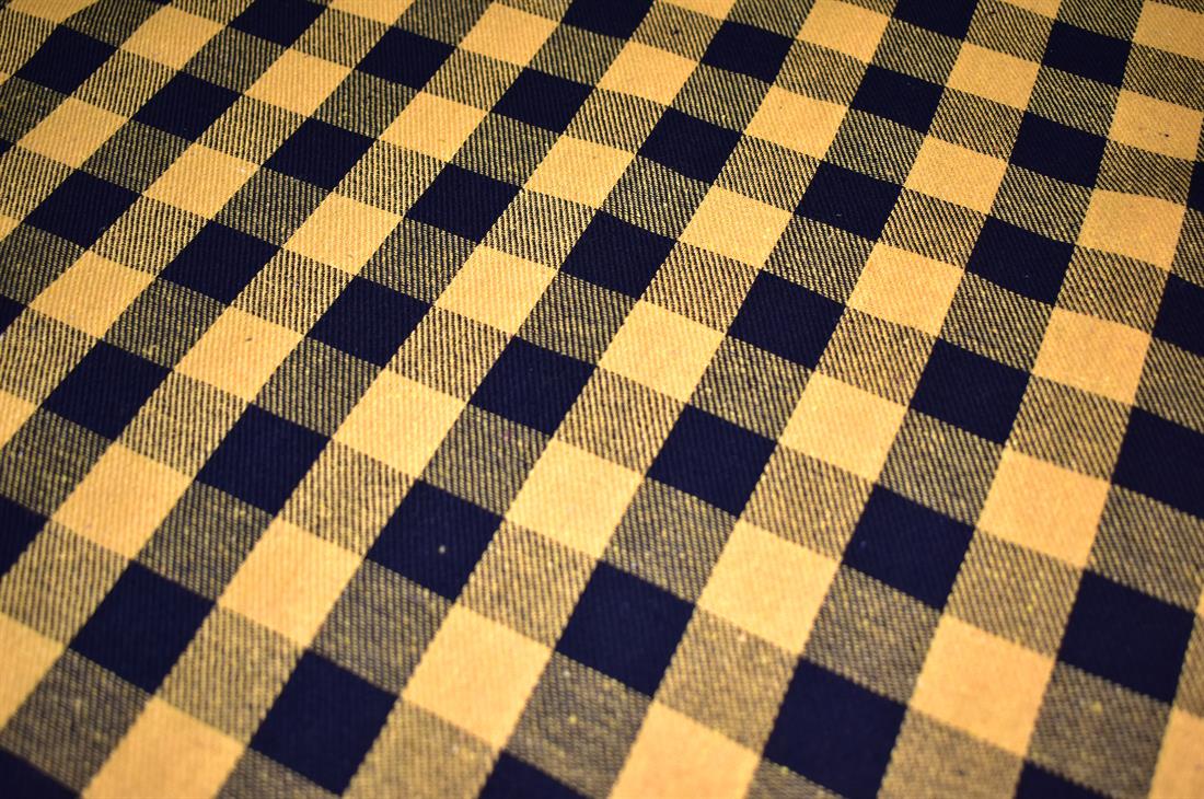 Yellow & Black Tartan Printed Soft Brushed Flannel Winceyette 100%…