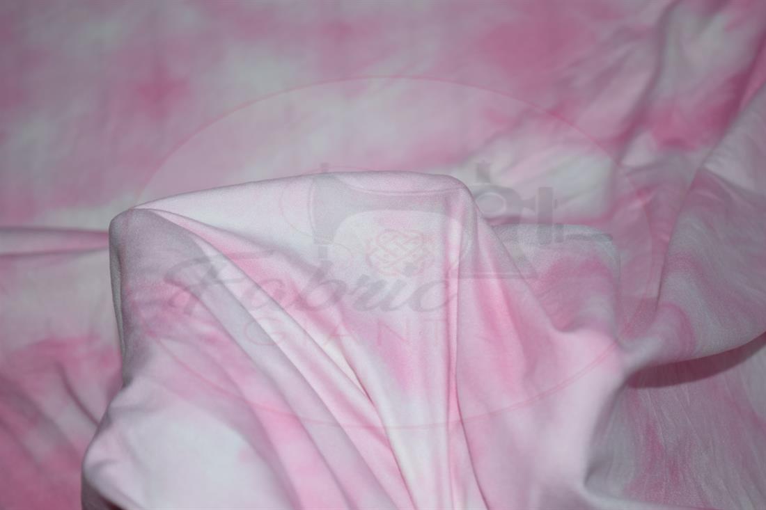 Tie dye Soft Printed DTY Brushed Jersey