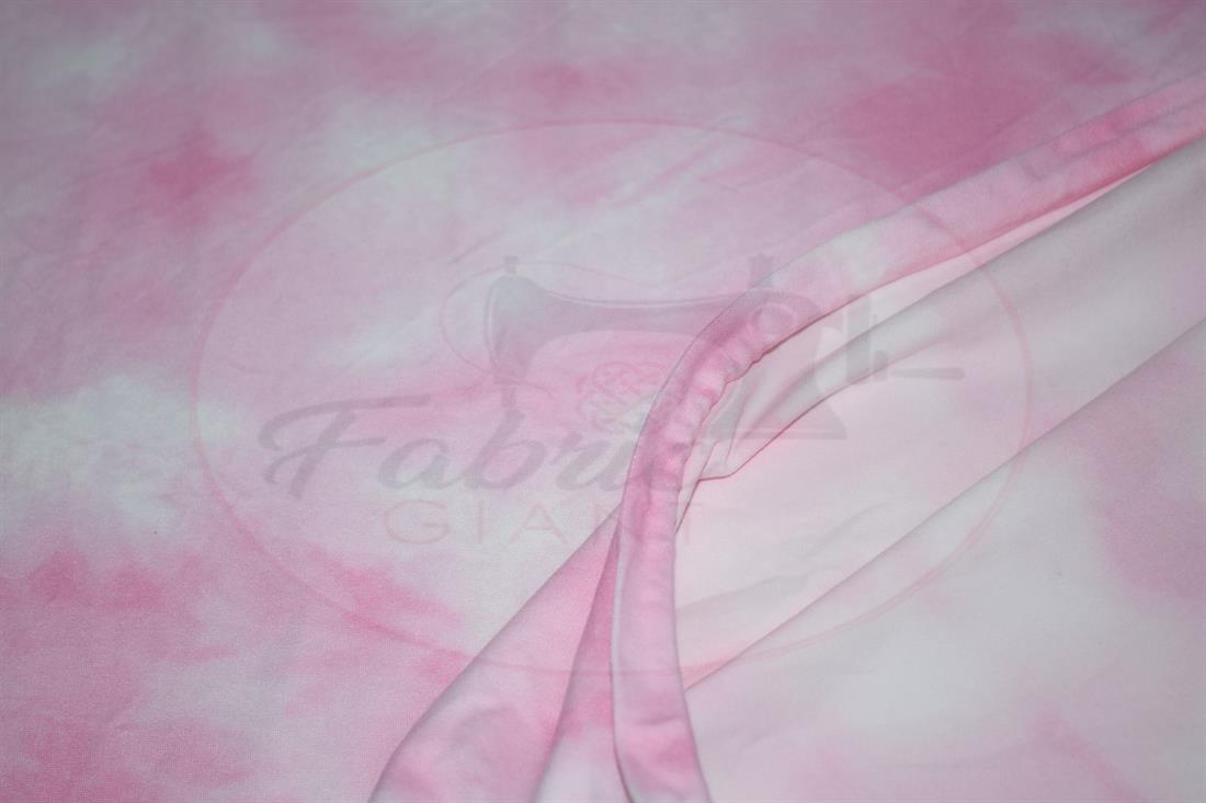 Tie dye Soft Printed DTY Brushed Jersey
