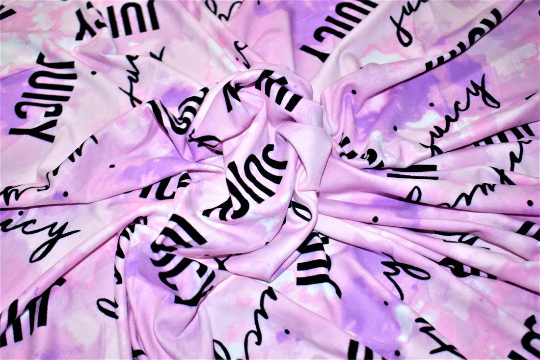 Lilac Brushed Jersey Fabric