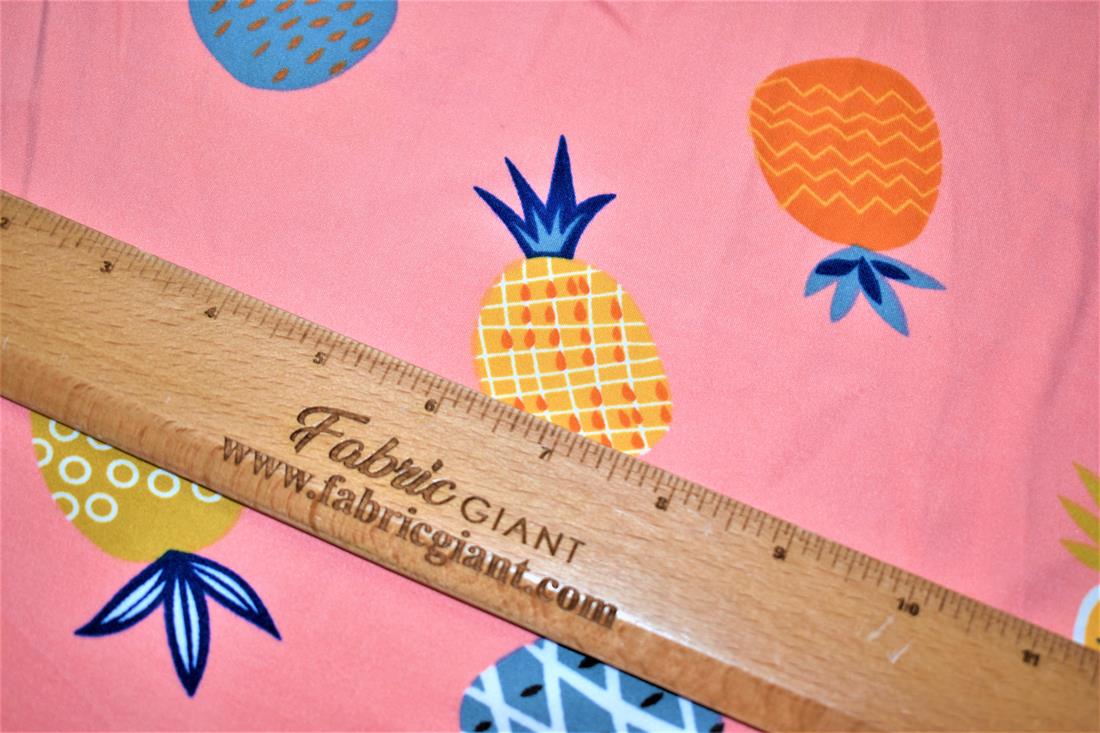 Dark Orange Brushed Jersey Fabric