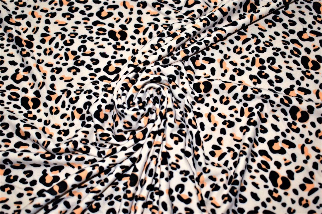 Cream Brushed Jersey Fabric
