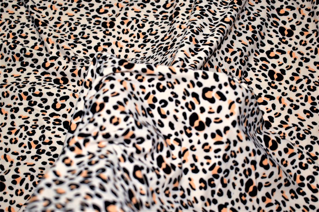 Cream Brushed Jersey Fabric