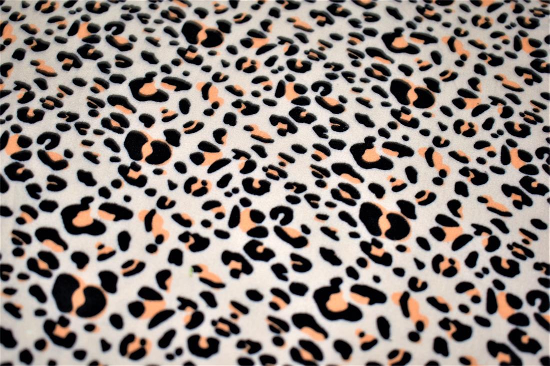Cream Brushed Jersey Fabric