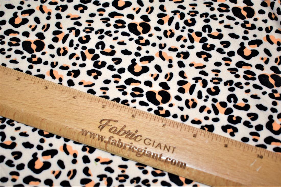 Cream Brushed Jersey Fabric